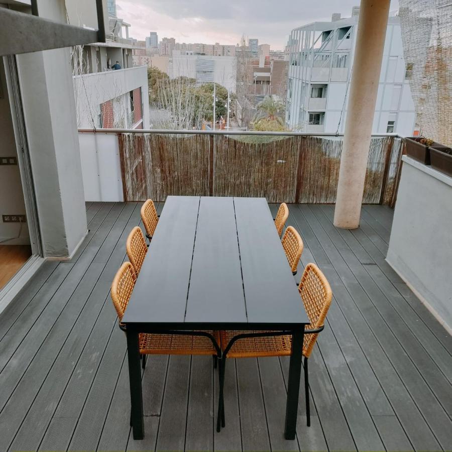 Large Terrace Luxury Apartment Sant Adria de Besos Exterior foto